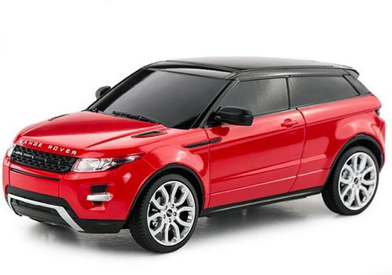 1:24 Scale White / Red Rastar R/C Range Rover Evoque Toy