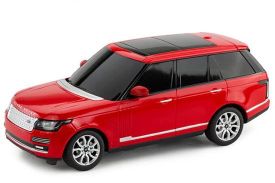 1:24 Red / White Rastar R/C Land Rover Range Rover Toy