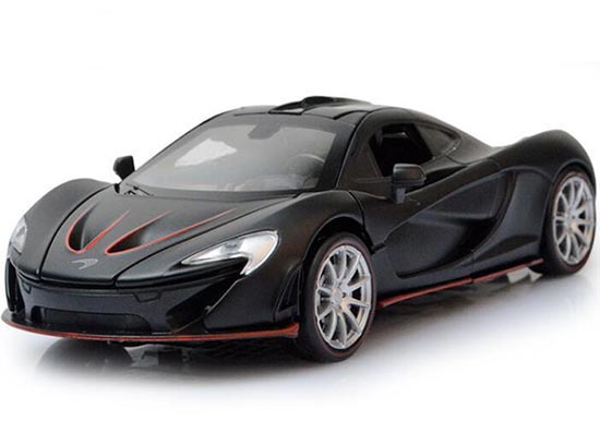Matte Black 1:32 Scale Diecast McLaren P1 Car Toy