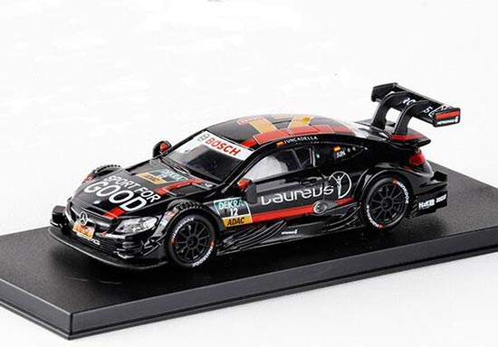 Black 1:43 Diecast Mercedes-Benz C63 AMG DTM Car Model