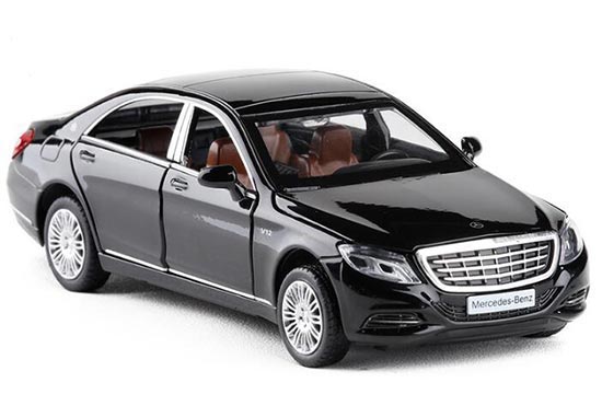 Black / Blue / Silver 1:32 Diecast Mercedes-Benz S600 Car Toy