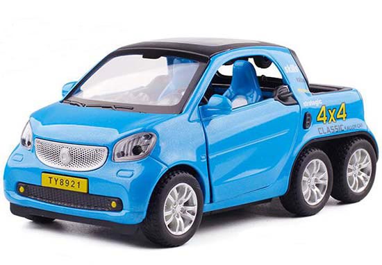 Blue / Black / Red / Yellow Diecast Smart Pickup Truck Toy