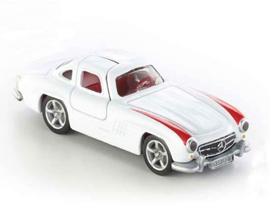 Kids SIKU 1470 White-Red Diecast Mercedes-Benz 300SL Toy