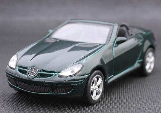 1:36 Silver /Red / Green Diecast Mercedes Benz SLK 350 Car Toy