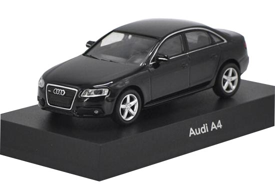 Black / Gray / White 1:64 Scale Kyosho Diecast Audi A4 Model