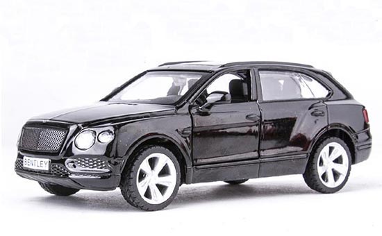 1:45 Scale Orange / Black Kids Diecast Bentley Bentayga SUV Toy