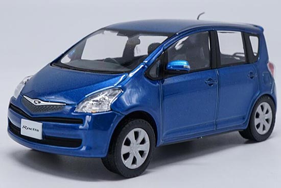 Blue 1:30 Scale Diecast Toyota Ractis Model