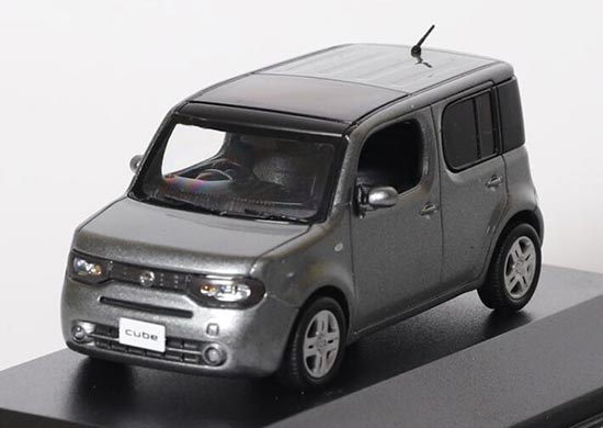 1:43 Scale Gray Diecast Toyota Cube Toy