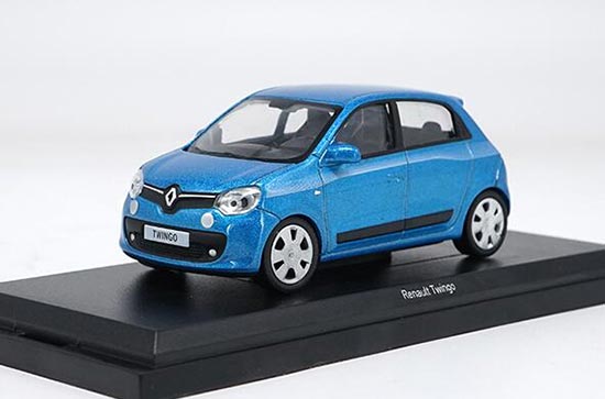 1:43 Scale Brown / Blue NOREV Diecast Renault Twingo Model