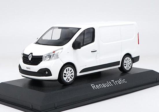 1:43 Scale White NOREV Diecast Renault Trafic Van Model
