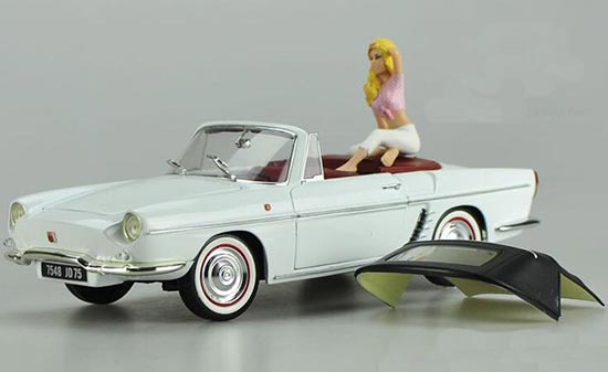 White 1:18 Scale NOREV Diecast Renault Car Model