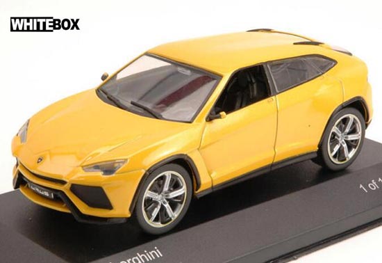 1:43 Yellow WhiteBox Diecast 2012 Lamborghini Urus Car Model