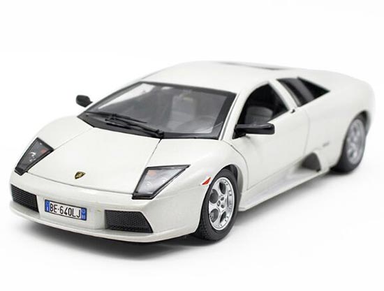 1:18 Scale Bburago White Diecast Lamborghini Murcielago Model