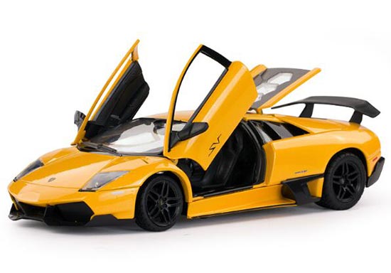 1:24 Orange / Yellow Diecast Lamborghini Murcielago SV Model