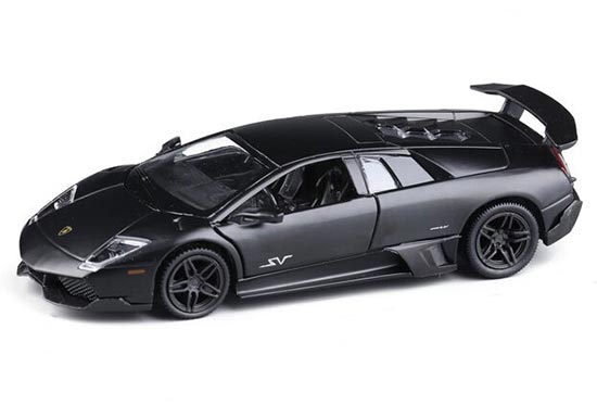 1:36 Black Kids Diecast Lamborghini Murcielago LP670-4 SV Toy