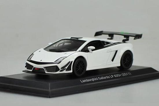 White 1:43 IXO Diecast Lamborghini Gallardo LP600 Car Model