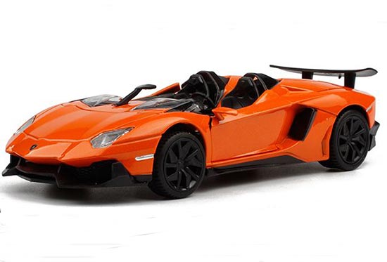 1:32 Yellow / Purple / Orange Diecast Lamborghini Aventador Toy