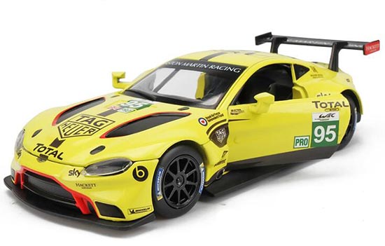 1:32 Kids Yellow NO.95 Aston Martin Vantage GTE Le Mans Toy