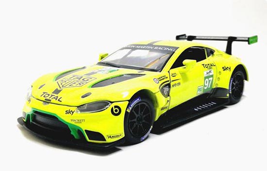 Yellow NO.97 Kids 1:32 Aston Martin Vantage GTE Le Mans Toy