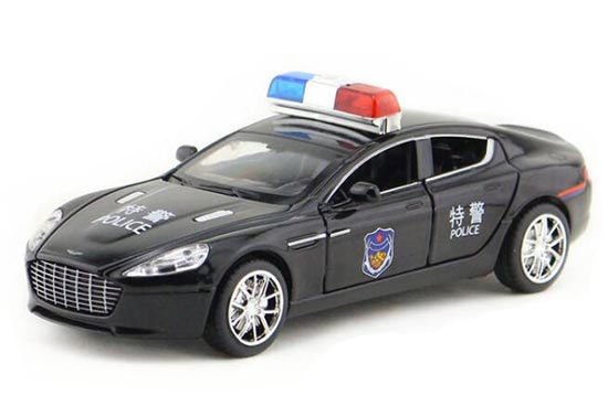 Black Kids 1:32 Scale Police Diecast Aston Martin DB9 Toy