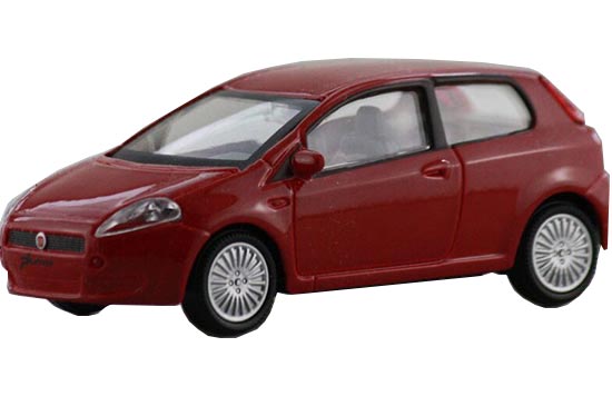 1:43 Scale Red Mondo Motors Diecast Fiat Punto Model