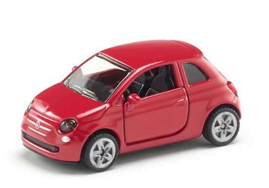 Red Mini Scale Kids SIKU 1453 Diecast Fiat 500 Car Toy