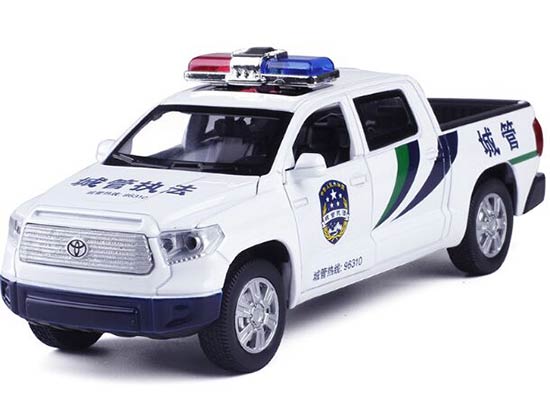 1:32 Scale White Kids Diecast Toyota Tundra Pickup Toy
