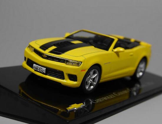 1:43 Yellow IXO 2014 Diecast Chevrolet Camaro Car Model