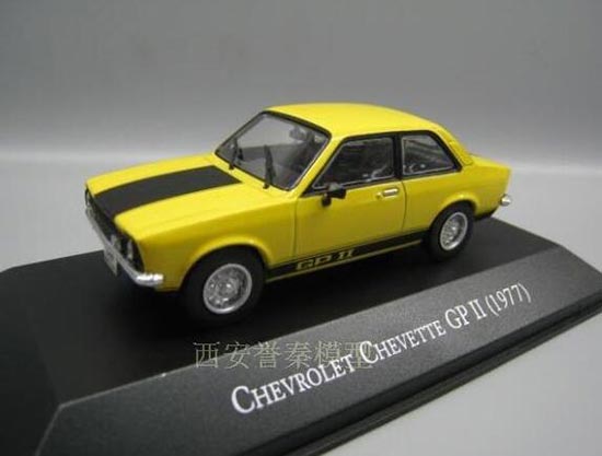 1:43 Yellow IXO Diecast Chevrolet Chevette GP 1977 Car Model