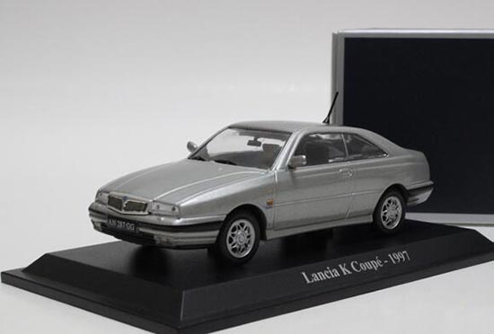 Silver 1:43 Scale Norev Diecast 1997 Lancia K Coupe Model