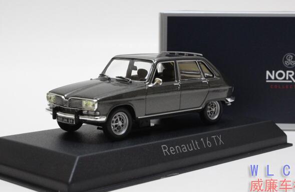 Gray / Brown NOREV 1:43 Scale Diecast Renault 16 TX Model