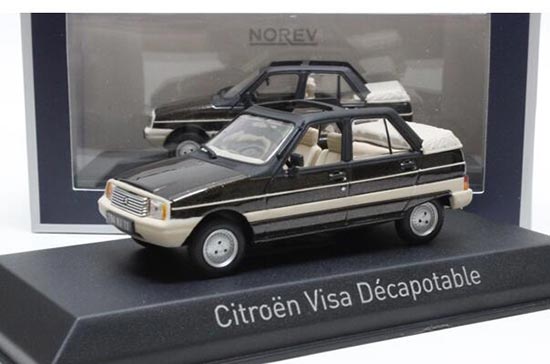 1:43 Scale Gray Norev Diecast Citroen Visa Decapotable Model