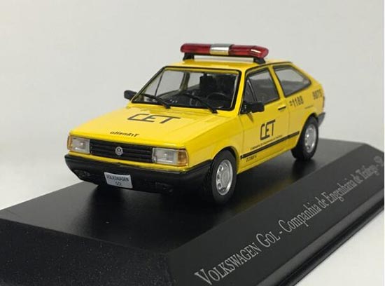 1:43 Scale Yellow IXO Diecast VW Gol Car Model