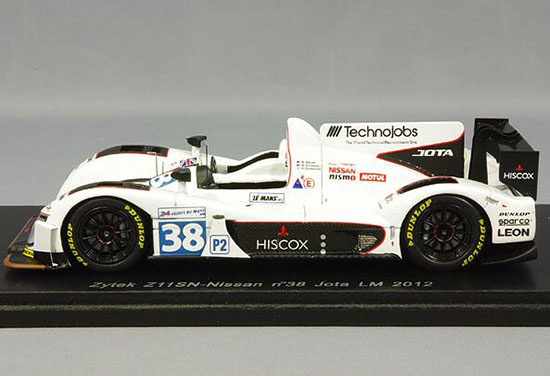 1:43 Scale White NO.38 2013 LM Nissan Racing Car Model
