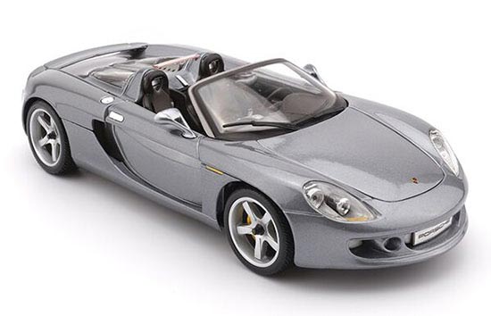 Black / Gray 1:18 Scale Maisto Diecast Porsche Carrera GT Model