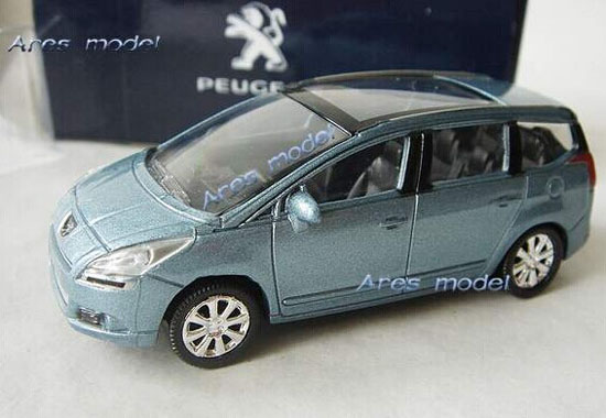 Light Blue 1:64 Scale Diecast Peugeot 5008 Model