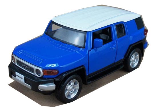 1:32 Scale Kids Blue / Yellow / Red Toyota FJ Cruiser SUV Toy