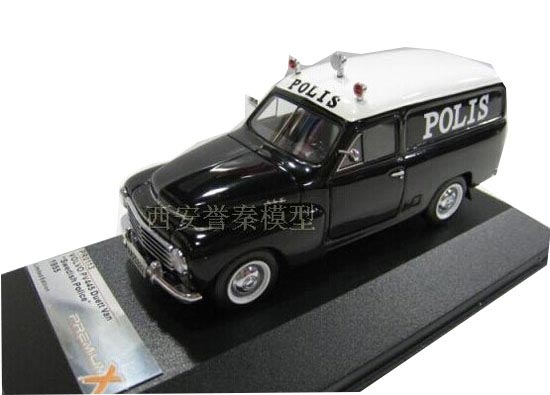 Black 1:43 Scale PREMIUMX Diecast Volvo PV445 Duett Van Model